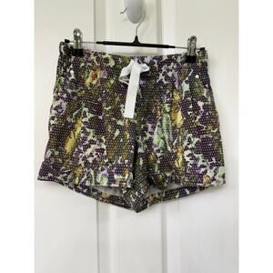 Lululemon Spring Break Away short floral multi sport short drawstring pockets 4